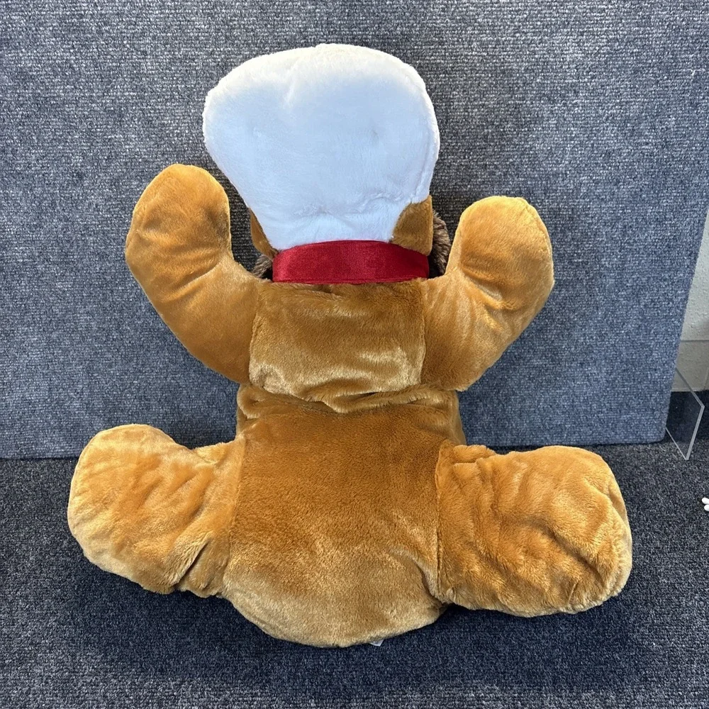 Dan Dee Dog Plush Laying Puppy Stuffed Animal Brown Sewn Eyes Pillow Floppy 22